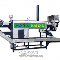 華震牌全自動河粉機(jī)，可現(xiàn)做現(xiàn)賣，也可連續(xù)批量生產(chǎn)隆重招商