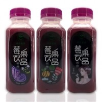 神農果源鮮榨黑莓果肉果汁全國招商