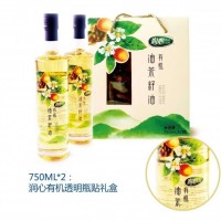潤心山茶油禮盒裝750ml*2茶籽油 團購 招商