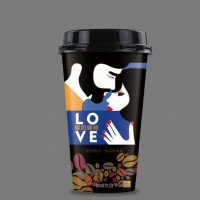 杯裝椰奶咖啡飲品320ml15杯裝早餐店招商