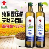 冷榨一級亞麻籽油禮盒 廠家誠招加盟代理香達人