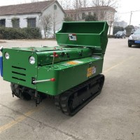 履帶式田園管理機 果園開溝施肥機 多功能開溝機廠家
