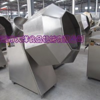 暢銷的油炸花生米調味機 大洋牌八角式拌粉調味設備