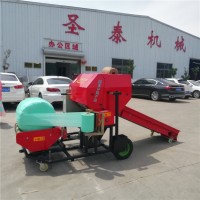 打捆包膜機青儲發酵 全自動飼料秸稈打包機供應 打包機現貨