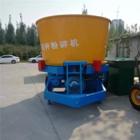 大型草捆破碎機價格 草廠飼料加工機械 圓盤秸稈粉碎機