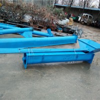 螺旋混合輸送機 159管徑不銹鋼面粉螺旋提升機供應