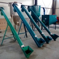 生物顆粒輸送機 可調節支架螺旋提升機 面料提升機QA2