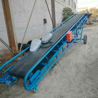 工廠裝卸用皮帶機(jī) 袋裝飼料輸送機(jī) 槽鋼框架輸送帶價(jià)格