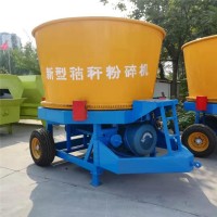 圓捆粉碎機出售價格 圓盤稻草破捆機 秸稈捆粉碎機