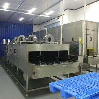 鑄鼎機械 饅頭盤子清洗機 水果筐洗筐機 肉串托盤洗筐機