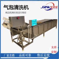 連續(xù)式圣女果氣泡清洗機 金榮威供應(yīng)果蔬清洗機 白蘿卜清洗機