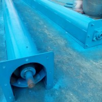325管徑U型水平送料機(jī)，傾斜半圓管式上料機(jī)