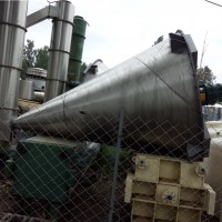 出售二手5立方錐形雙螺旋混合機，二手三維運動混合機