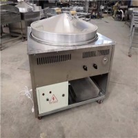 圓形燃氣鍋貼機品質(zhì)廠家 上蒸下烤饅頭機燒餅饅頭鍋貼機出蒸汽快