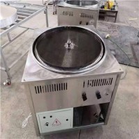 節能環保燃氣鍋貼機 1米不銹鋼饅頭鍋貼機 烤蒸饅頭機廠家