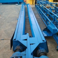 219mmU型槽式螺旋上料機  敞口式傾斜送料機