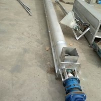 散熱性開口式絞龍輸送機   U型管粉料輸送機
