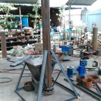 圓管立式給料機,上料高度可調提升機