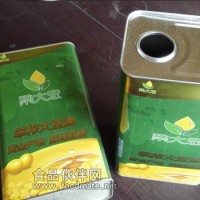 印花大豆油鐵罐包裝，3升大豆油包裝鐵罐