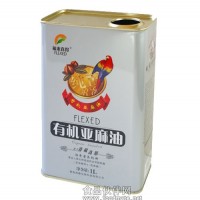 批發(fā)亞麻籽油鐵罐，胡麻油鐵罐包裝廠家