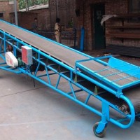 500mm寬圓管大架輸送機  高低可調式移動皮帶機