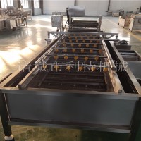 高壓水氣泡清洗機(jī) 菠菜噴淋清洗機(jī) 葉菜清洗線節(jié)約能源