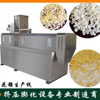 大彤雙螺桿膨化機燕麥酥設(shè)備燕麥片設(shè)備雪花片生產(chǎn)線