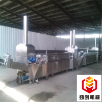 自動上漿裹粉成套油炸設備豆泡豆腐串油炸線