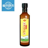 福來康泰亞麻籽油冷榨食用油一級物理壓榨胡麻籽油250ml
