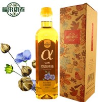 福來康泰濃香亞麻籽油廚房炒菜胡麻油1L