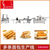 全自動面包生產線 牛角包生產線 面包成型機組