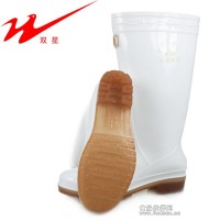 雙星女款212雨靴高檔PVC高筒食品靴