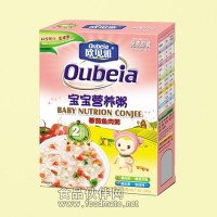 供應300g(歐貝雅)金裝番茄魚肉速食寶寶粥