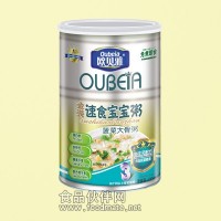 供應235g(歐貝雅)金裝速食菠菜大骨寶寶粥