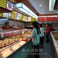 中式快餐保溫柜 實體店連鎖展示柜