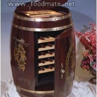 實木酒柜 美晶經典橡木桶恒溫酒柜系列CT48B