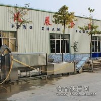 蔬果清洗脫皮風(fēng)干生產(chǎn)線