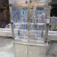 全自動四頭活塞式液體灌裝機