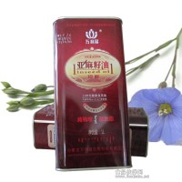 萬利福冷榨亞麻油家庭裝桶裝2斤超值裝