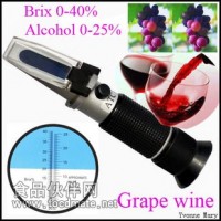 HT512手持葡萄酒折射儀-葡萄酒糖分、酒精含量檢測(cè)-包郵銅鍍鉻