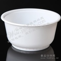 特價一次性M700ml白色塑料圓碗防燙湯面粥碗 打包外賣碗600只餐盒