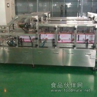軟袋牛奶裝箱機