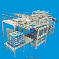 高位全自動碼垛機可以滿足對各種包裝袋進行全自動碼垛作業
