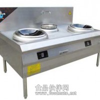 供應酒店節能環保商用電磁爐 大功率商用雙頭單尾電磁小炒爐