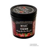 供應優質高林草莓果泥果肉果醬1.36公斤