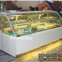 矮弧形蛋糕柜,矮式兩層蛋糕展示柜,臥式后開門蛋糕柜