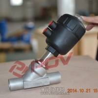 防水錘焊接式氣動角座閥
