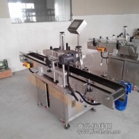 花生醬玻璃瓶立式圓瓶貼標(biāo)機(jī)