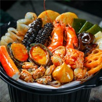 郭小鮮麻辣小海鮮自熱火鍋速食懶人火鍋海鮮小火鍋?zhàn)詿嵝』疱伜ｕr