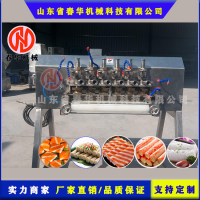 全自動(dòng)多頭蟹排機(jī) 不銹鋼蟹排生產(chǎn)線 蟹排肉排大型蒸線